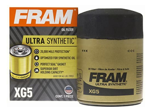 Fram Xg5 Ultra Spin-on Oil Filter With Sure Grip