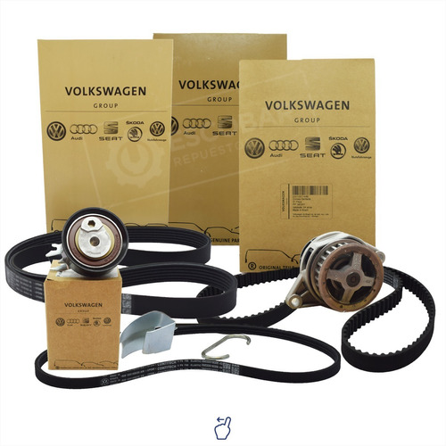 Imagen 1 de 9 de Kit Distribución Completo Saveiro 1.6 8v Volkswagen Orig