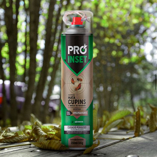 Kit 2 Mata Cupim Pro Inset Mata Sem Cheiro Forte Spray 350ml