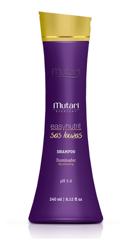 Shampoo Mutari Sos Louros Every Day 240 Ml