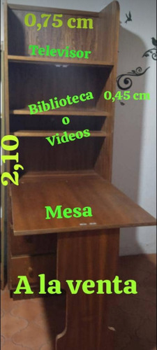 Mueble Multifuncional Tv, Videojuegos, Libros, Mesa Y Otros