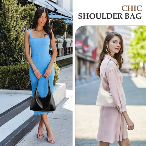 Bolsos Hobo De Cuero Para Mujer, Pequeño Bolso De Hombro Sua