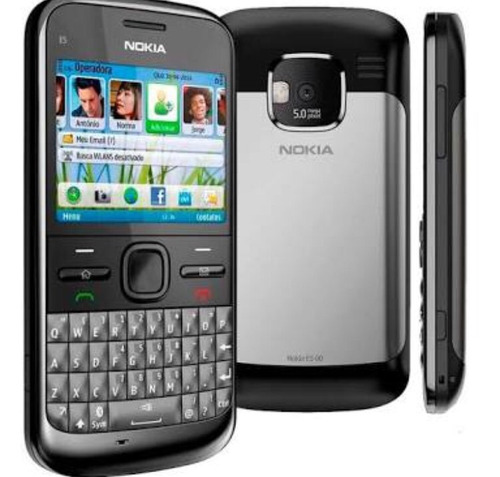 Celular Nokia Desbloqueado E5-00 3g Wi-fi Mp3 Novo