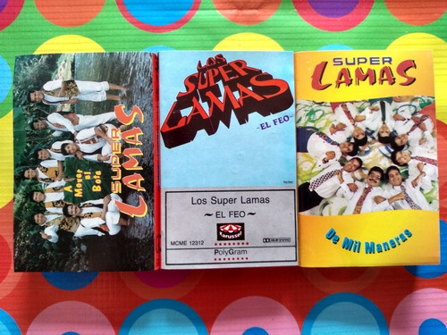Cassettes Super Lamas Paquete De 3