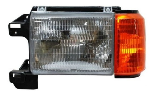 Faro Ford F350 1987 1988 1989 1990 1991 C/cuarto Negro Der