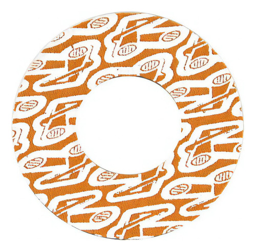 Almofada De Manopla Renthal Grip Donuts - Vermelho Cor Laranja