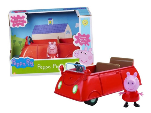 Veículos Sortidos Peppa Pig Carro Vermelho De Passeio Sunny