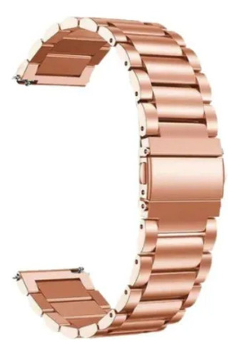 Pulseira Aço Compatível Haiz 44mm My Watch S Echo Hz-gt5d Cor Rose Gold