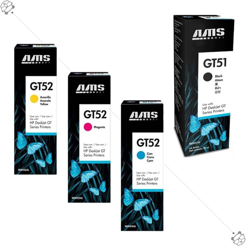 Tinta Hp Compatible Gt52 Gt51 - 5810 / 5820 / 315 / 415 