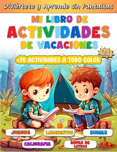 Mi Libro De Actividades De Vacaciones (spanish Edition)