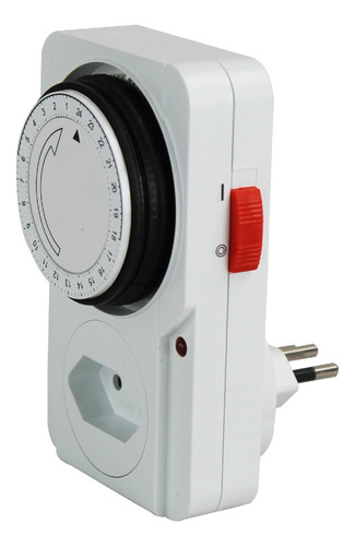 Timer Temporizador Analógico 24 Horas 110/220v - Gc M. F