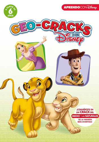 Geo-cracks Con Disney (a Partir De 6 Aãâos), De Disney. Editorial Cliper Plus, Tapa Blanda En Español