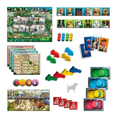 Dogs Boardgame Edição Nova - Jogo De Tabuleiro Ms Jogos