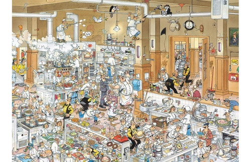 Puzzle 500 Piezas - Comic Puzzle - Jumbo - Kitchen