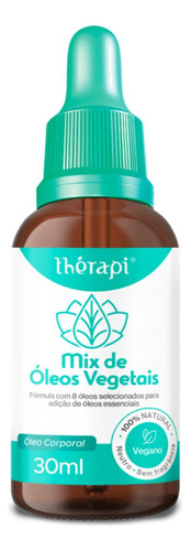 Mix De Óleos Vegetais Corpo Rosto Cabelos Therapi 30 Ml