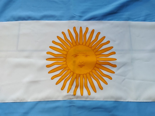 Imagen 2 de 7 de Bandera De República Argentina, De Buena Calidad, Grande,