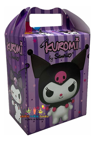 25 Cajitas Dulcero Kurumi Aguinaldos Cajas Recuerdos Kuromi