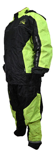 Impermeable Jackets Negro/amarillo Set (2pz) Talla 2xl Ms