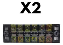 Comprar Bornera Regleta Baquelita 6 Polos 25 Amp 600v Por 2 Unidades