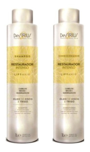 Kit Shampoo + Condicionador Restaurador De Sírius De 1 Lt 