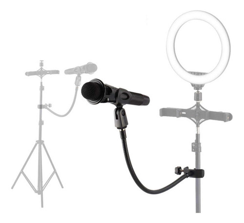 Clip Holder Micrófono Brazo Soporte Micrófono Flexible