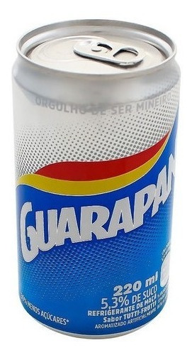 Kit 12 Refrigerante Guarapan Mini Lata 220ml Rapido