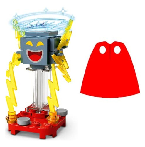 Minifigura De Lego Mario Series 3: Amplificador Con Capa De