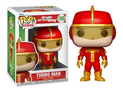 Boneco de ação Turbo Man 1165 da Funko Pop! Filmes