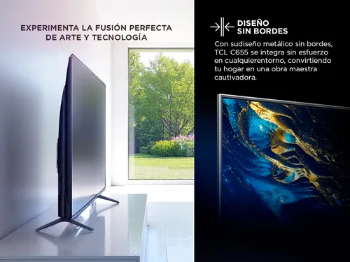 Smart Tv 75 Pulgadas Tcl Qled 75c655a Uhd Google Tv-rv 120hz