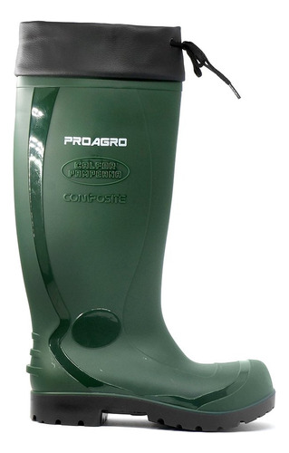 Bota Galocha Impermeável Calfor Proagro Resistente Longo Pvc