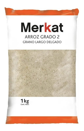 Arroz Largo Merkat  G2 1kg(10 Unidad )-super