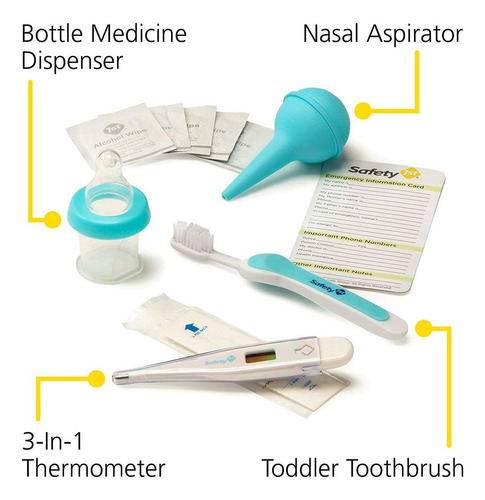 Safety 1st Deluxe 25-pieza Del Bebé Salud Y Kit De Aseo (arc
