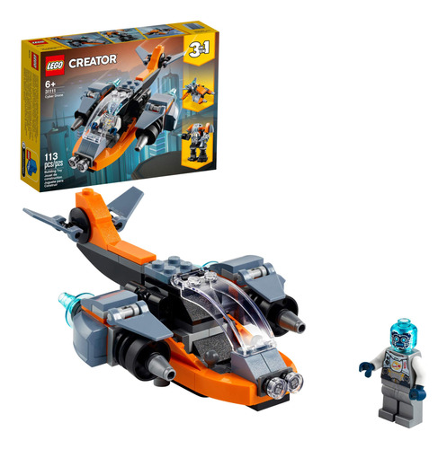 Personaje Lego Creator 3 En 1título Cyber Drone Space Toys 3