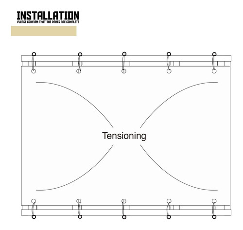 Imagen 2 de 2 de Tang - Cubierta De Pérgola Para Exteriores Para Patio, Cubie