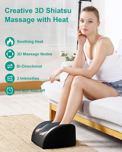 Masajeador De Pies Shiatsu Con Calor, Masajeador De Pies ...