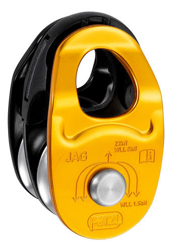 Polea Doble Petzl Jag Con Rodamiento Y Placa Oscilante