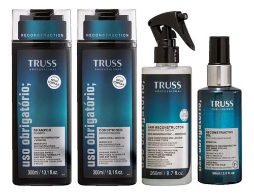 Kit Truss Usoobrigatórioreconstruction-s+c+leave-in+óleo60ml