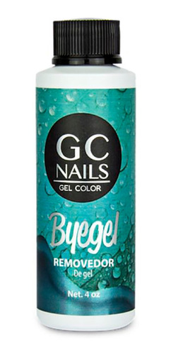 Removedor De Gel Bye Gel 4 Oz , Gc Nails