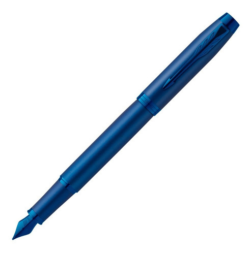 Pluma Parker Im Monochrome Azul Marino Lapicera En Estuche