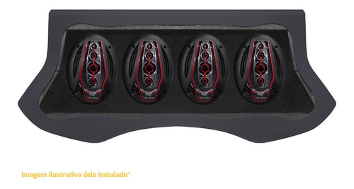 Tampão Bagagito Telado Porta Malas P/ 4 6x9 + Tela Protetora