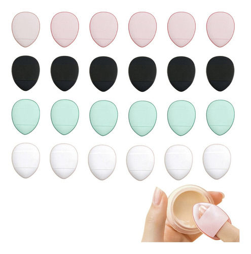 Esponjas Paquete De 24 Mini Almohadillas De Maquillaje  Bbd