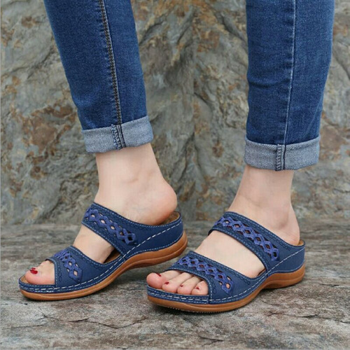 Zapatillas De Suela Gruesa De Gran Tamaño Para Mujer