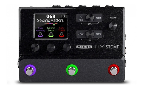 Pedalera Line 6 Helix Hx Stomp Multiefectos