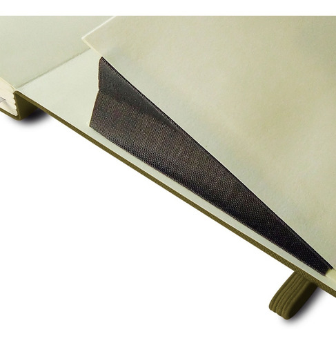 Libreta Moustachine Classic Lino Verde Militar Mediano A5