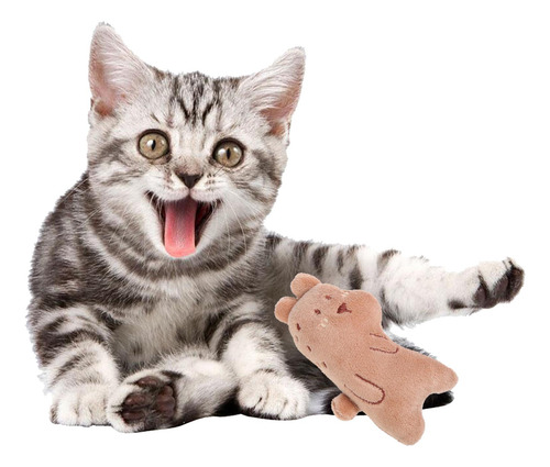 4 Juguete De Gato Interactivo, Juguete De La Hierba Gatera,