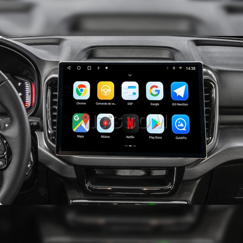 Multimídia Fiat Toro 2022 2023 2024 2025 V2 Tesla 13