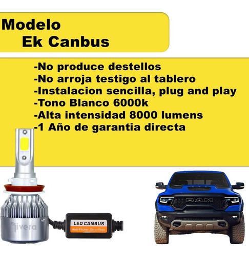 Ep Bulbo Led Tipo Xenon Libre Error 9003 Baja Pilot 2003