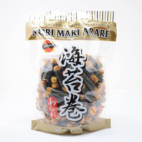 Nori Maki Arare (galletas De Arroz Envueltas En Algas) 142 G