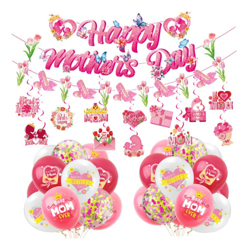 Decoraciones De La Fiesta Del Día De La Madre Happy Madre