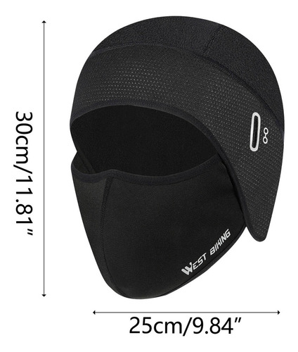Máscara Facial De Moto Con Capucha Cálida, Protección Contra